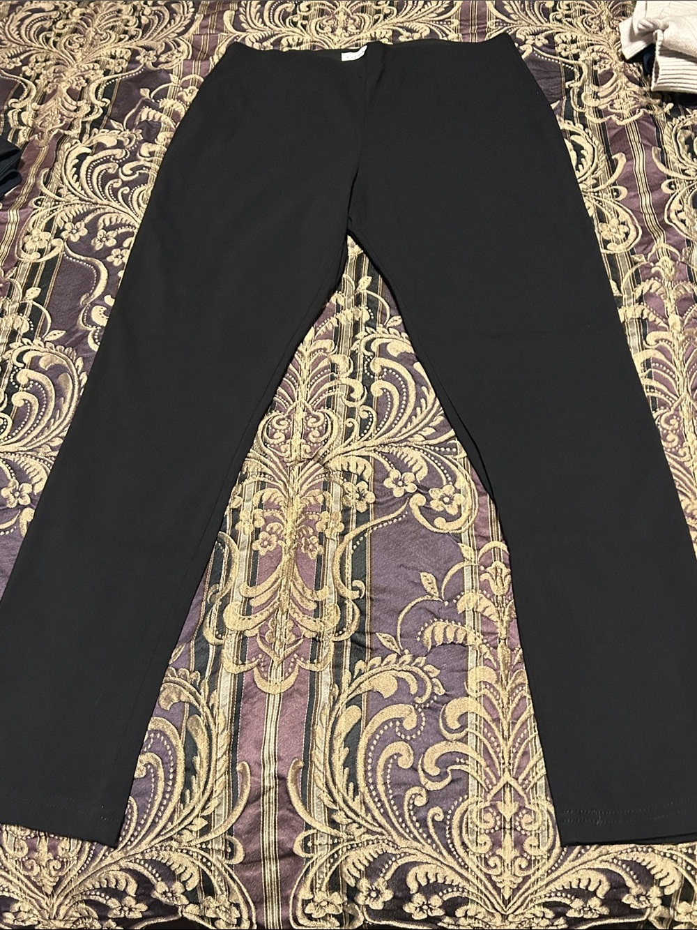 Calvin Klein CK Women's Black Stretch Ankle Dress Pants 10